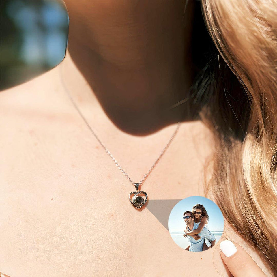 Personalized Projection Photo Necklace